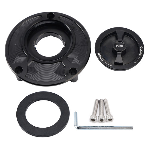 2015-2021 Yamaha MT-15 MT-25 MT-03 Quick Release Keyless Fuel Gas Cap 105mm Black Generic