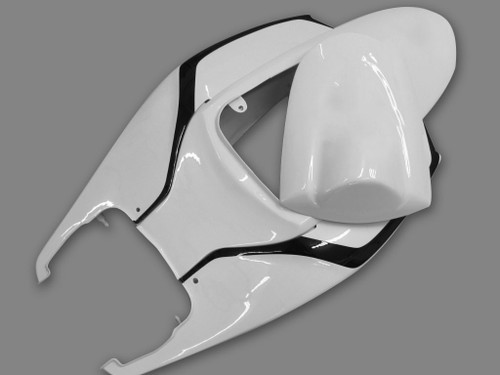 2006-2007 Suzuki GSXR 600 750 White Black Alstare Corona Racing Amotopart Fairings Customs Fairing