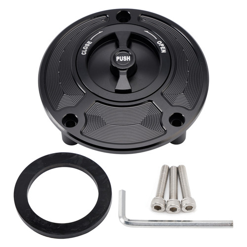1990-2005 Ducati Supersport Quick Release Keyless Fuel Gas Cap 104mm Black Generic