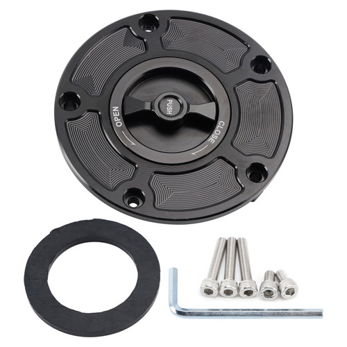 2022-2025 CFMoto 300SS 300NK Quick Release Keyless Fuel Gas Cap 114mm Black Generic