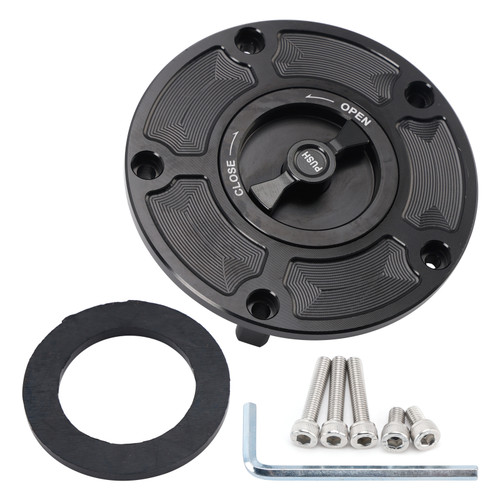 2024-2025 CFMoto 450SS 450NK 450SR Quick Release Keyless Fuel Gas Cap 114mm Black Generic