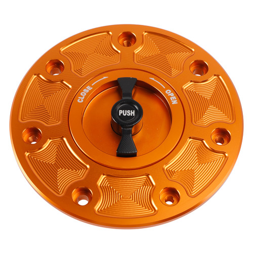 2018-2025 Duk-e 790 890/ R890 Quick Release Keyless Fuel Gas Cap 115mm Orange Generic