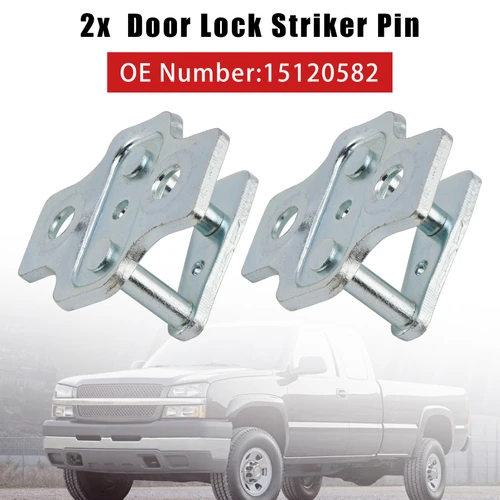 2001-2007 GMC Sierra 1500 2500 3500 2x Door Lock Striker Pin 15120582 Generic