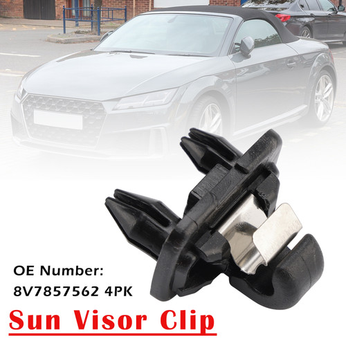 2014-2023 Audi A3 A5 TT Sun Visor Clip 8V7857562 4PK Generic
