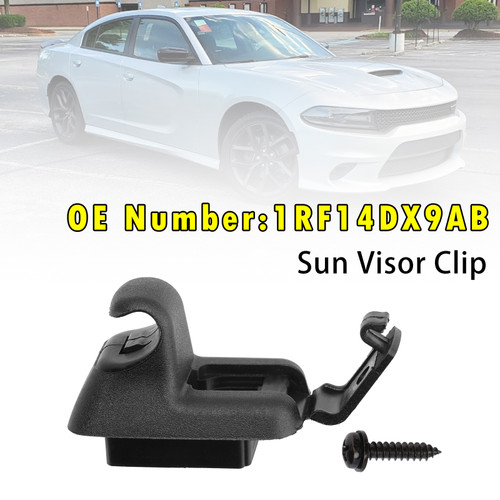 2011-2020 Dodge Charger Sun Visor Clip 1RF14DX9AB Black Generic