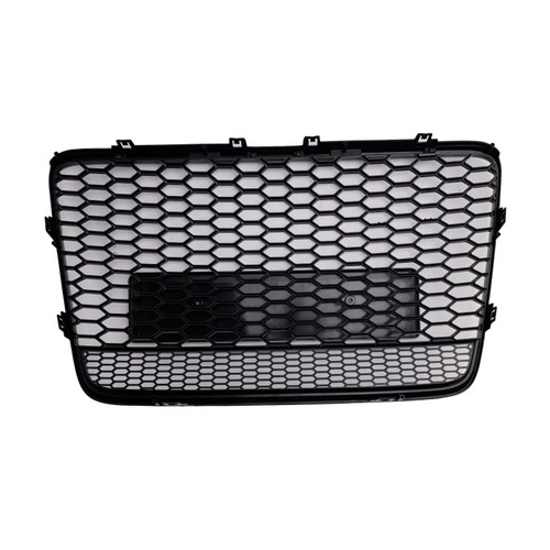2005-2015 Audi Q7 SQ7 Front Bumper Radiator Vent Mesh Grille Gloss Black Generic