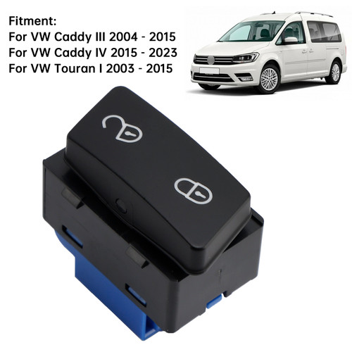 2003-2015 VW Touran I Door Lock Switch Control Button Unlock 1T0962125B Generic