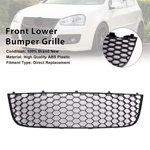 2006-2009 Volkswagen GOLF MK5 GTI Front Center Lower Bumper Grille Generic