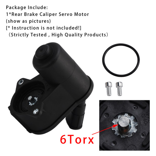 2004-2011 Audi A6 C6 Rear Brake Caliper Servo Motor 6 Torx 4F0998281B Generic