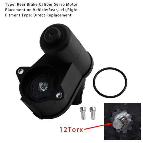 2009-2012 Audi A4 S4 A5 Rear Brake Caliper Servo Motor 12 Torx 4F0998281A Generic