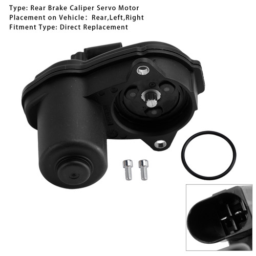2015- BMW 5 6 7 X3 Rear Brake Caliper Servo Motor 34216888850 34216870567 Generic