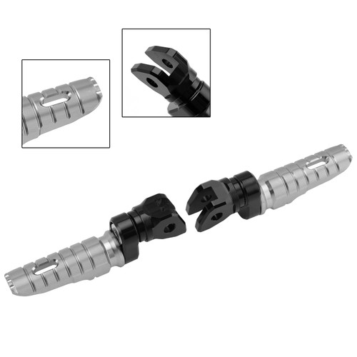 2019-2025 INDIAN FTR1200 FTR Front Footrests Foot Pegs Gray Generic