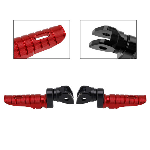 2019-2025 INDIAN FTR1200 FTR Front Footrests Foot Pegs Red Generic