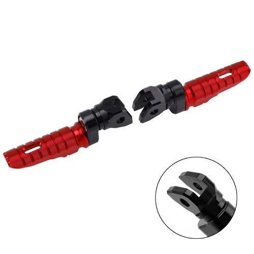 2019-2025 INDIAN FTR1200 FTR Front Footrests Foot Pegs Red Generic