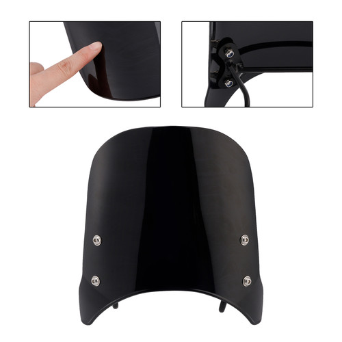 2014-2024 BMW R nineT Windshield WindScreen Black Generic