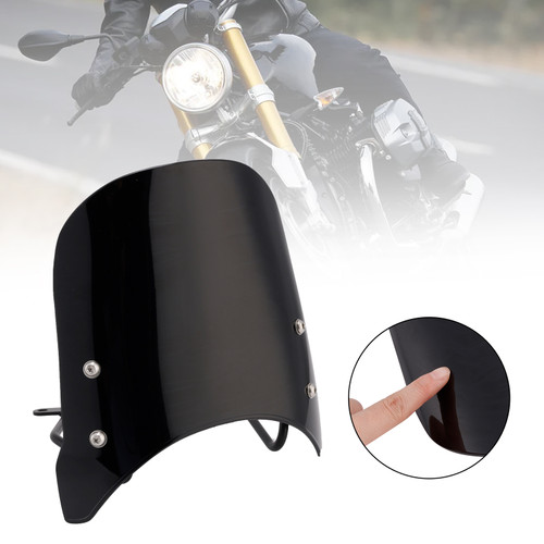 2021-2024 BMW R nineT Option 719 Windshield WindScreen Black Generic