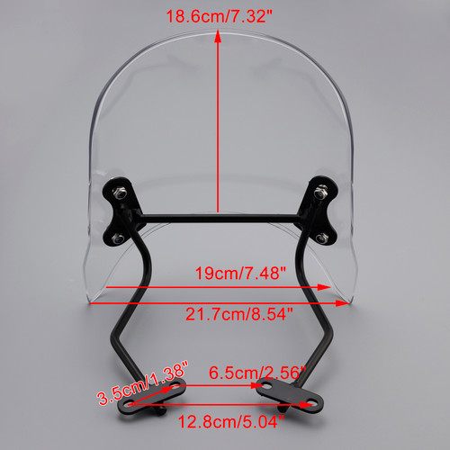 2014-2024 BMW R nineT Scrambler Windshield WindScreen Clear Generic