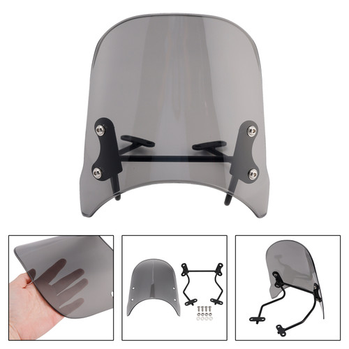 2017-2024 BMW R nineT Pure Windshield WindScreen Gray Generic