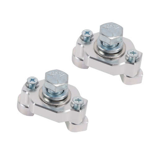 2016-2026 CFMoto CForce 2 Pack Aluminum Quick Attach Accessory Anchor Mounts Kit Silver Generic