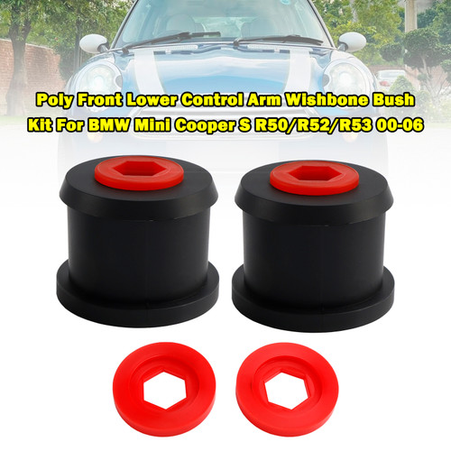 2000-2006 BMW Mini Cooper S R50/R52/R53 Poly Front Lower Control Arm Wishbone Bush Kit Generic