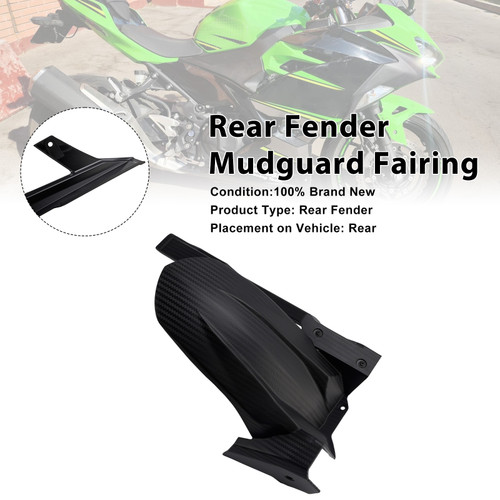 2018-2024 Kawasaki Ninja 400/ Z400 Rear Fender Mudguard Fairing Black Generic