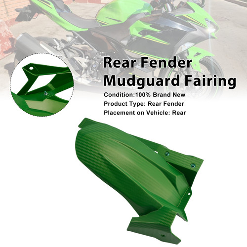 2018-2024 Kawasaki Ninja 400/ Z400 Rear Fender Mudguard Fairing Green Generic