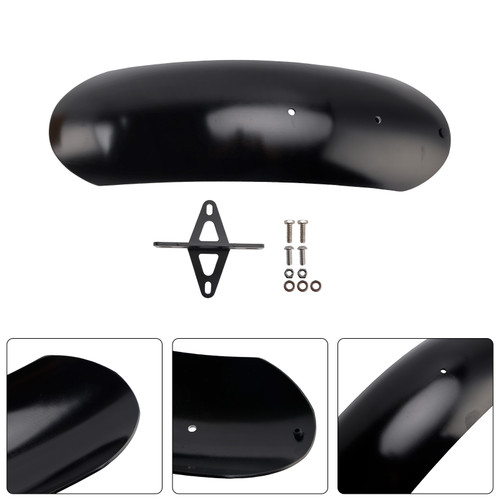 2010-2016 MOTO GUZZI V7 II Stone/ Classic/ Special/ Stornello Steel Front Fender Black Generic