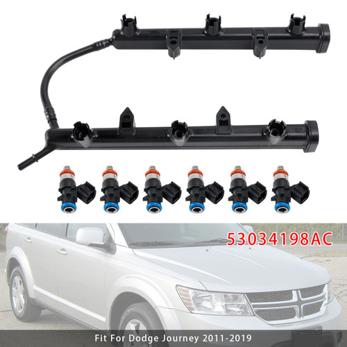 2014-2024 Ram ProMaster 1500 2500 3500 Fuel Rail With Injectors 05184079 Generic