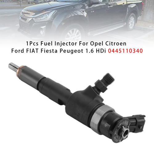 2017- OPEL Crossland X 1.6 1Pcs Fuel Injector 0445110739 Generic