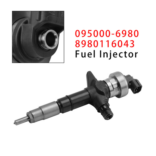 2007-2021 Isuzu D-Max 4JJ1 3.0L Engine 1Pcs Fuel Injector 8980116045 Generic