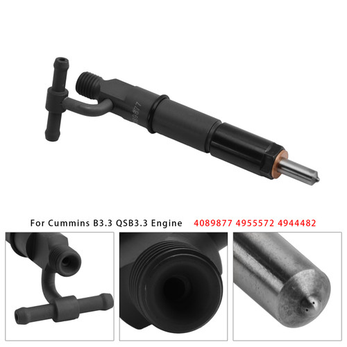 Cummins B3.3 QSB3.3 Engine 1Pcs Fuel Injector 4089877 4955572 4944482 Generic