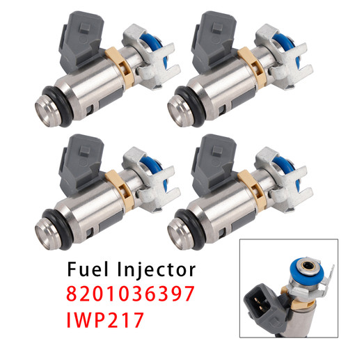 2008- Renault Kangoo Rapid (FW0/1) 1.6 16V LPG 4Pcs Fuel Injector 8201036397 Generic