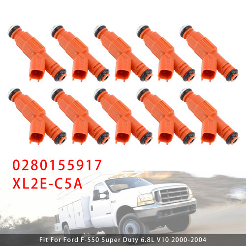 2000-2005 Ford Excursion 6.8L V10 10Pcs Fuel Injector 800-1325N