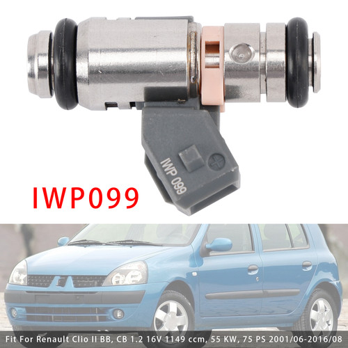 2001-2023 Renault Clio Kangoo Thalia Twingo I 1.2 16V IWP099 1Pcs Fuel Injector Generic