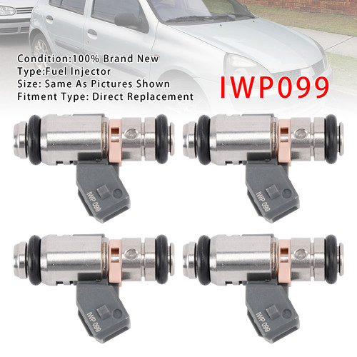 2001-2023 Renault Clio Kangoo Thalia Twingo I 1.2 16V IWP099 4Pcs Fuel Injector Generic