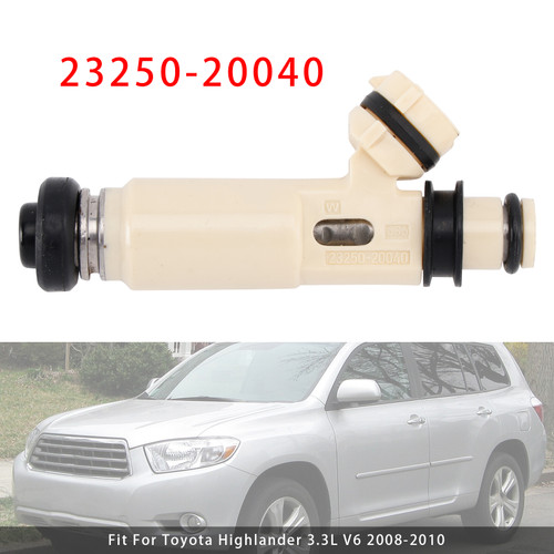 2008-2010 Toyota Highlander 3.3L V6 1Pcs Fuel Injector 2325020040 Generic
