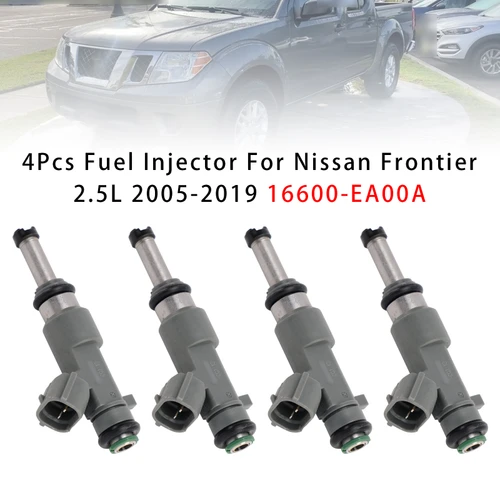 2005-2019 Nissan Frontier 2.5L I4 4Pcs Fuel Injector 16600-EA00A Generic