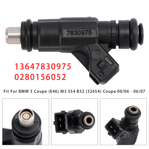 2001-2006 BMW E46 S54 M3 Z4 3.2 1Pcs Fuel Injector 13647830975 0280156052 Generic