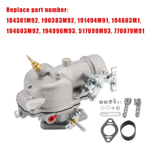 Massey Ferguson Tractors 65 3165 165 Carburetor 194996M93 517099M93 Generic