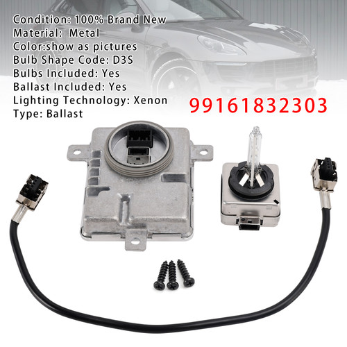 Xenon Ballast & D3S Bulb Control Module 99161832303 Generic