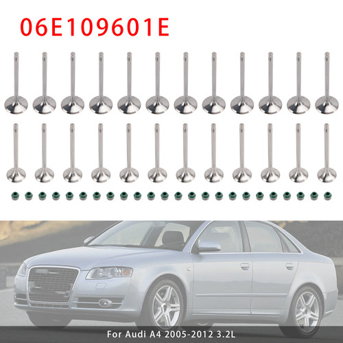2008-2018 Audi Q5 Q7 24X Intake+Exhaust Valve Set 06E109601E Generic