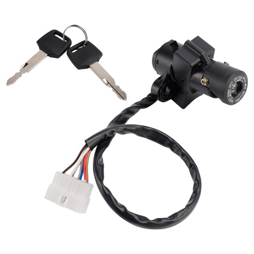 2005-2012 Kawasaki ZX600 ZX636 ZX1000 ZR750 ZR1000 7-Wire Ignition Switch Lock with Keys 27005-5137 Generic