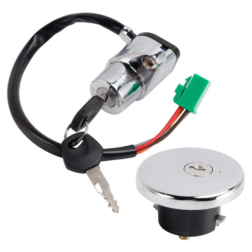 1986-2004 Suzuki LS650 Savage Ignition Switch Lock Set Fuel Gas cap with Keys 37100-24844 Generic