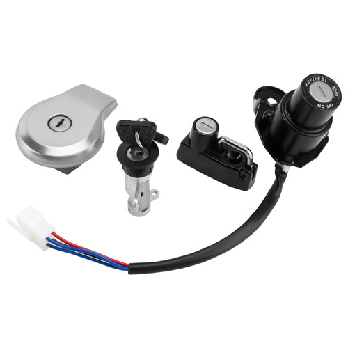 1992-1998 Yamaha XV500 Virago Ignition Switch Lock Set Fuel Gas cap with Keys 3BM-82510-00 Generic