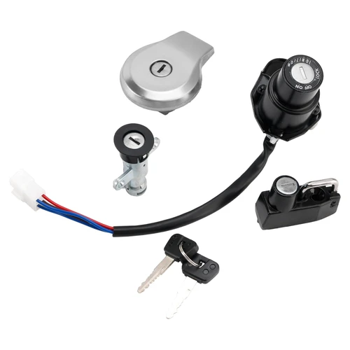 1995-1996 Yamaha XV500S Virago 500 S Ignition Switch Lock Set Fuel Gas cap with Keys 3BM-82510-00 Generic