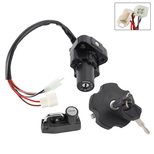 1996-2002 Yamaha XT600E Ignition Switch Lock Set Fuel Gas cap with Keys 4PU-82501-01 Generic