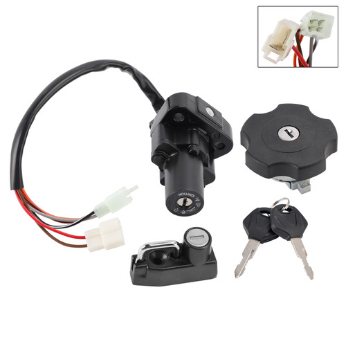 1996-2002 Yamaha XT600E Ignition Switch Lock Set Fuel Gas cap with Keys 4PU-82501-01 Generic