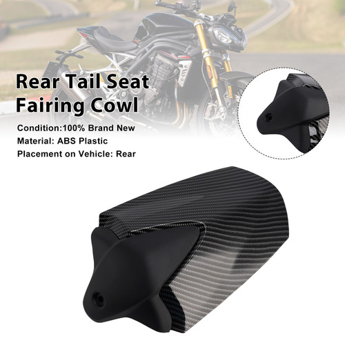 2021-2024 Triumph Speed Triple 1200 RS Rear Tail Seat Fairing Cowl Carbon Generic