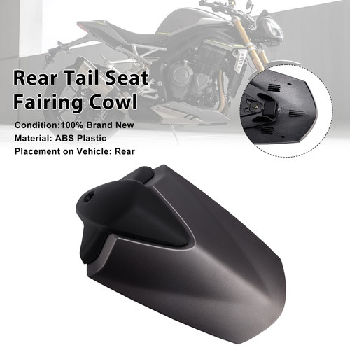 2021-2024 Triumph Speed Triple 1200 RS Rear Tail Seat Fairing Cowl Gray Generic