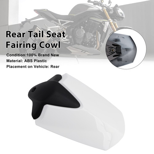 2021-2024 Triumph Speed Triple 1200 RS Rear Tail Seat Fairing Cowl White Generic